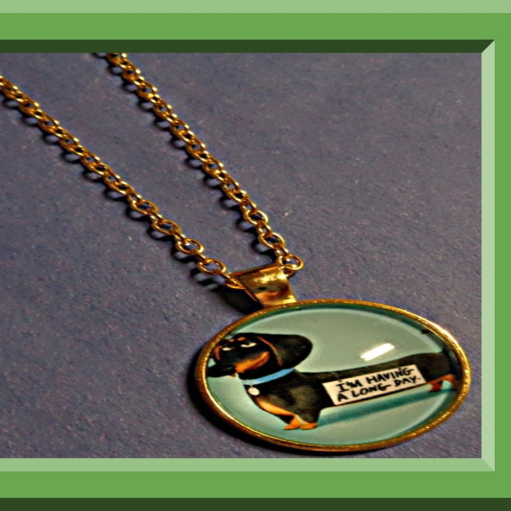 Secret Life Of Pets  Inspired Design Necklace